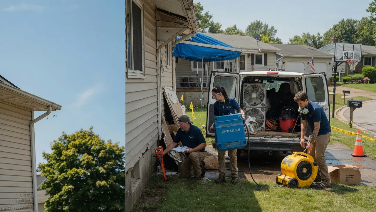 Ceiling Leak Cleanup in Reelsville, IN near me
