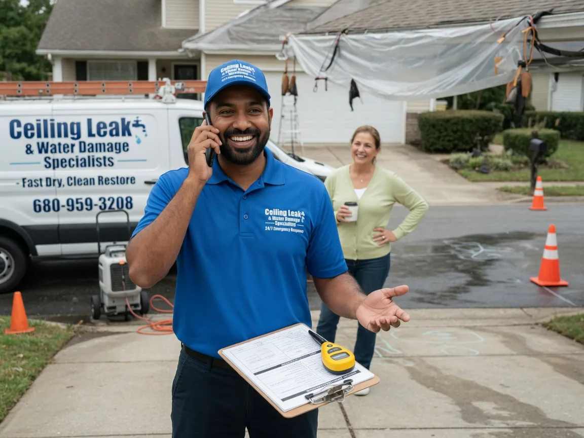 Ceiling Leak Cleanup Reelsville, IN FAQs